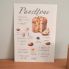 Print acuarela Panettone (A4) | Receta ilustrada | Candlely shop
