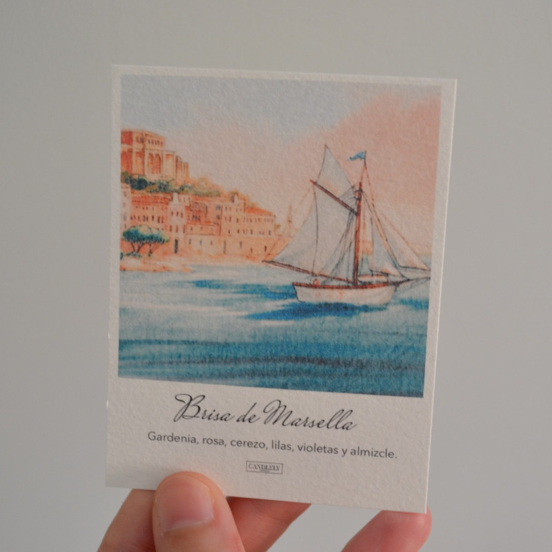 Vela Brisa de Marsella Aromática | Vela Artesanal de Soja Vegana