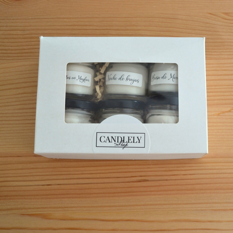 Pack mini velas aromáticas | Vela Artesanal de Soja Vegana