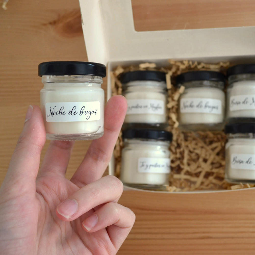Pack mini velas aromáticas | Vela Artesanal de Soja Vegana