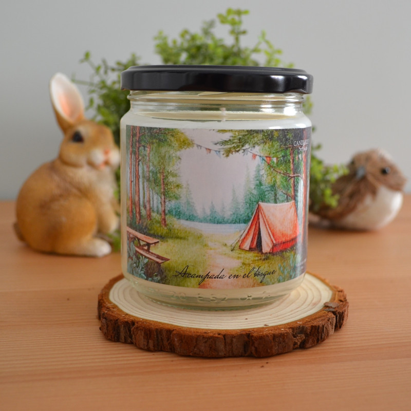 Vela Acampada | Vela Artesanal de Soja Vegana
