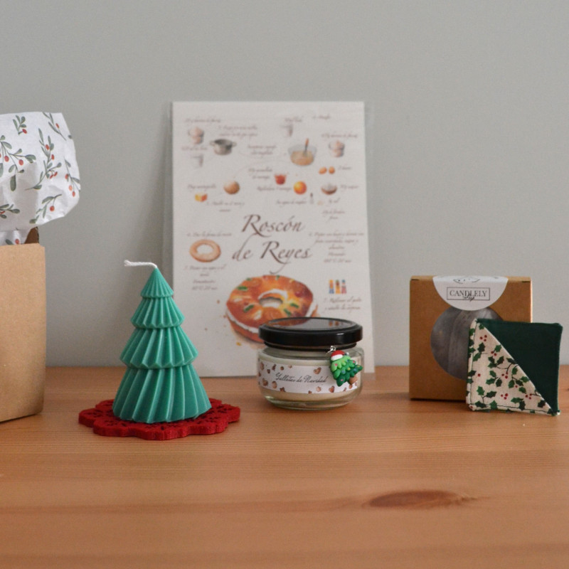 Caja mensual, navidad| velas, papelería, regalo original, amigo invisible | Candlely shop